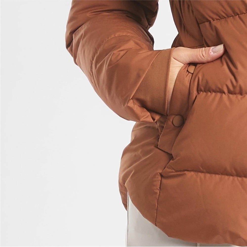 Athleta Downtown Puffer Jacket Rust - image 4